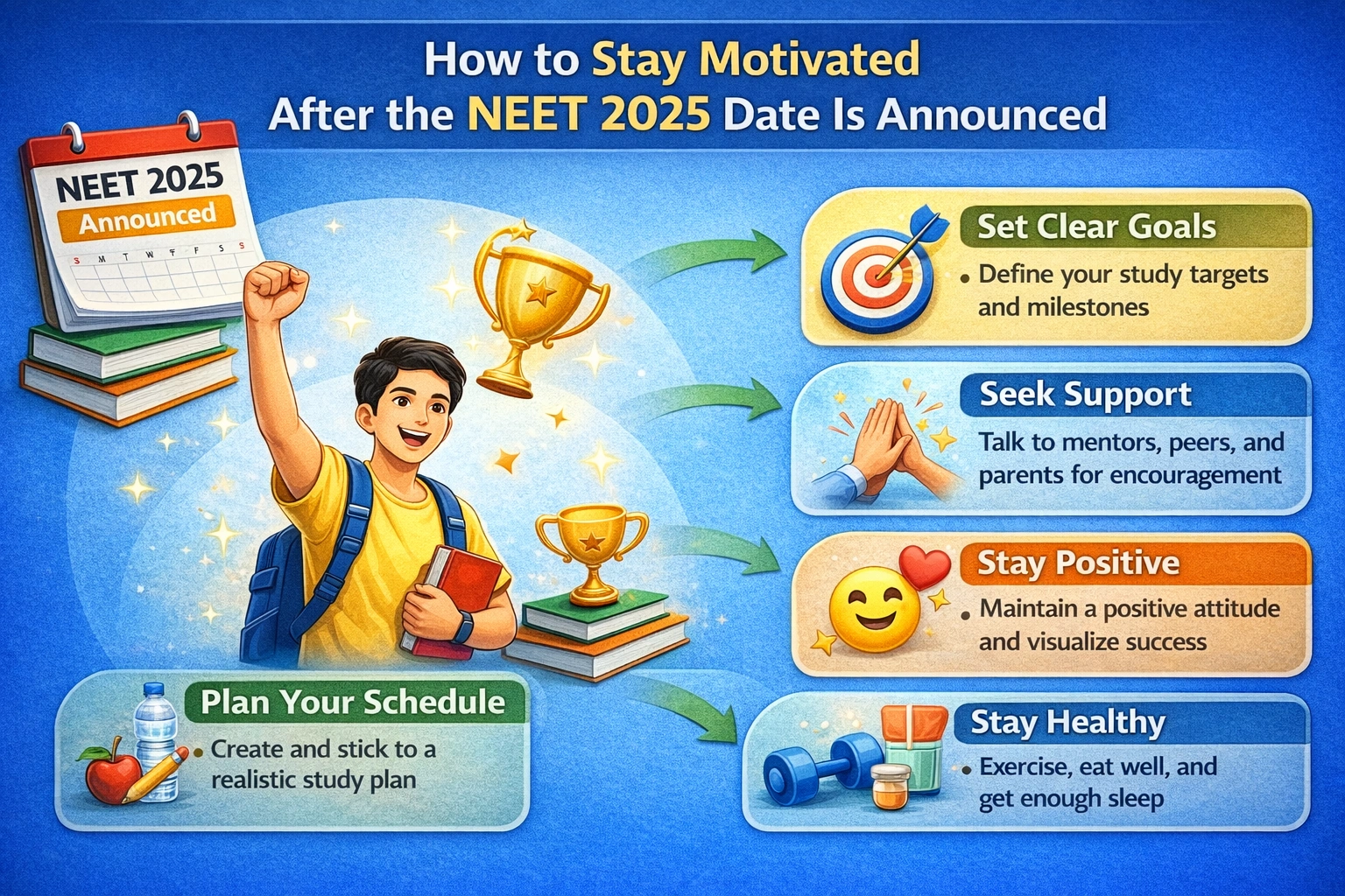 How to Stay Motivated After the NEET 2025 Date Is Announced